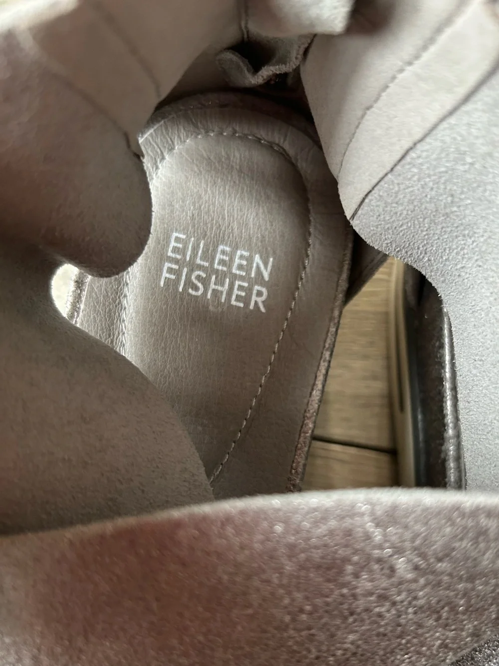 Eileen Fisher Metallic Silver Sport Platform Sandals Size 9 New